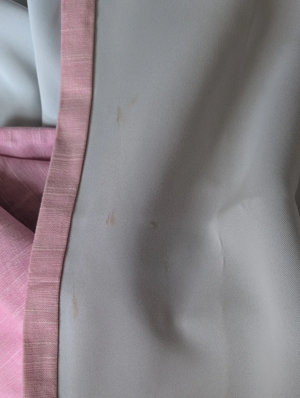 Pottery Barn Kids Evelyn Pink Linen Blend Blackout Curtains Panel Pair 44